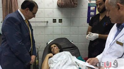 محافظ الدقهلية ووكيل الصحة يزوران مصابي عقار المنصورة المنهار