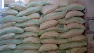 ضبط 40 طن أرز بمخزن في دمياط