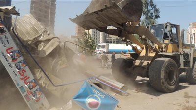 تحرير 204 محاضر وإزالة مرافق بمركز الفتح في أسيوط