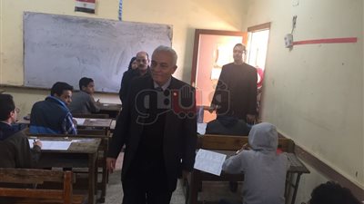 حجازي يتفقد سير امتحانات الشهادة الإعدادية بالقاهرة