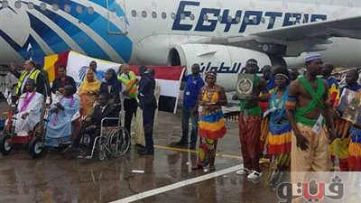 بالصور.. مصر للطيران تحتفل بمرور 3 سنوات على خط تشاد