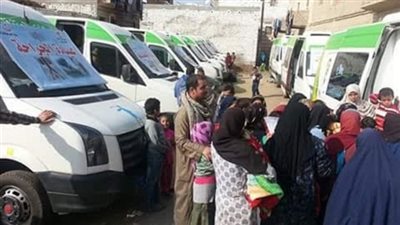 قافلة وزارة الصحة توقع الكشف على 3 آلاف مواطن في إمبابة
