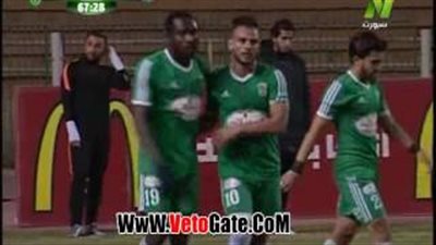 كاسونجو يتقدم بالهدف الأول للاتحاد في مرمى المقاولون