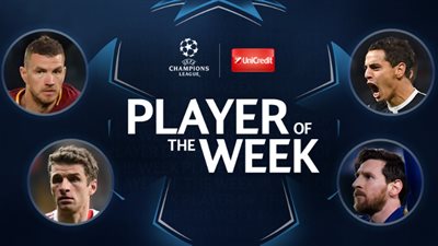 ميسي ينافس 3 لاعبين على الأفضل في الأسبوع بدوري الأبطال