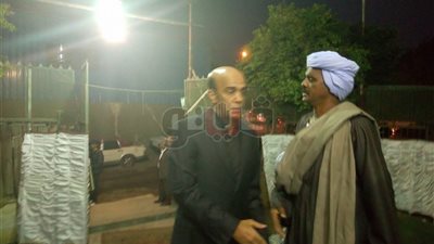 بالصور.. بدء عزاء شقيق الفنان سليمان عيد بمسجد خالد بن الوليد