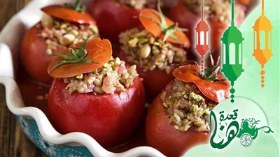 صينية الطماطم المحشية بالفريك من مطبخ الشيف آسيا