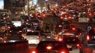 شلل مروري بالطريق الزراعي في القليوبية عقب تعطل سيارة نقل