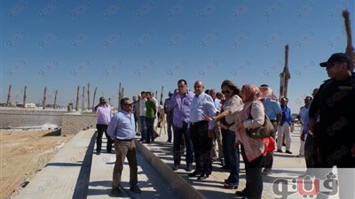 وزيرا الإسكان والسياحة ومحافظ مطروح يتفقدون العمل بالعلمين الجديدة