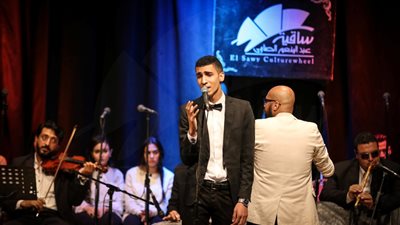 «الخان» تبدع بالموسيقي العربية في ساقية الصاوي (صور)