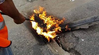 بالصور.. انتهاء صيانة كوبري أبوعميرة في الشرقية