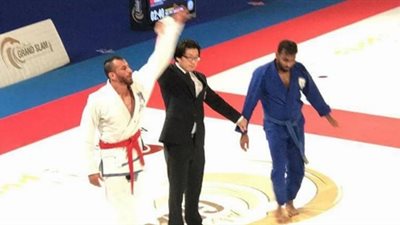 «القبرصلي» ابن دمياط يحصد فضية الجراند سلام في المصارعة