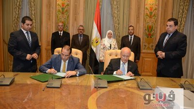 بالصور.. وزير الإنتاج الحربي ومحافظ الدقهلية يوقعان بروتوكول تعاون