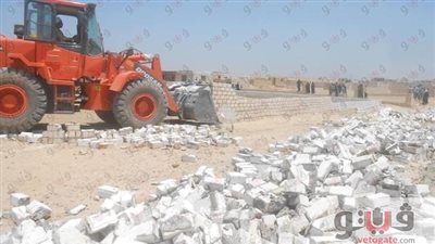 بالصور.. إزالة 500 حالة تعدٍ على 150 فدانًا في إهناسيا ببني سويف