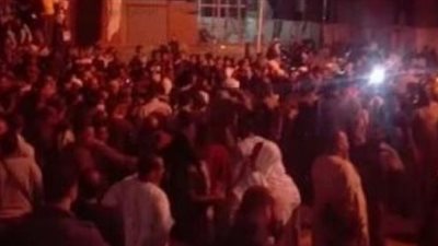 إعادة فتح الطريق الدائري بأثر النبي بعد فض تجمهر 200 مواطن