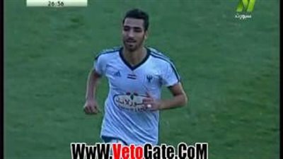 بالفيديو.. أحمد شكري يحرز الهدف الثالث لـ «المصري» في مرمى طنطا