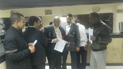 رؤساء قطاعات وزارة الزراعة يحررون توكيلات لترشيح السيسي (صور)