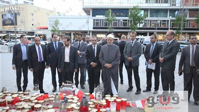 شيخ الأزهر من موقع حادثة الدهس ببرلين: الأديان بريئة من الإرهاب