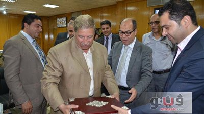 بالصور.. محافظ الإسماعيلية يستقبل رئيس الحسابات للمديريات المالية