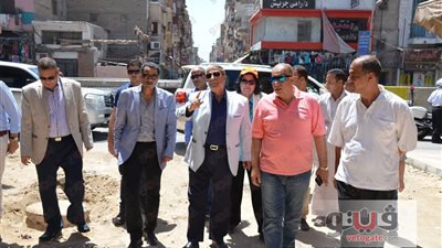 محافظ الإسماعيلية ومدير الأمن يتفقدان مشروع نفق الجامعة للمشاة