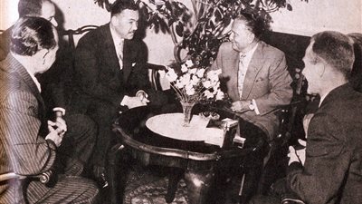 عبد الناصر ينيب الشافعى وحمدون لتهنئة «تيتو» بميلاده