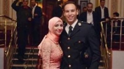 بالصور.. وفاة ضابط وخطيبته قبل زفافهما بأسبوع في حادث مروع على الدائري
