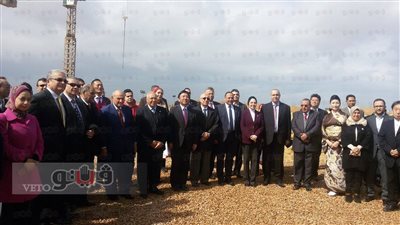 بالصور.. سفير طوكيو يتفقد أعمال البناء بالجامعة اليابانية