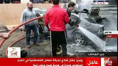 أولى اللقطات من موقع انفجار صيدا في جنوب لبنان (فيديو)