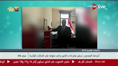 سفير مصر بالصين يدلي بصوته في الانتخابات الرئاسية (فيديو)