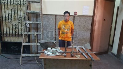 بالصور.. ضبط سائق ونجار حاولا التنقيب عن الآثار في السيدة زينب