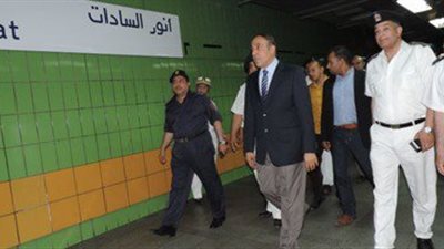 200 ضابط  ومجند لتأمين افتتاح محطة مترو السادات.. غدًا