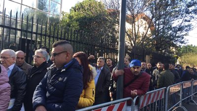 إقبال كثيف في الانتخابات الرئاسية من المصريين بإيطاليا (صور)