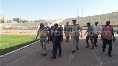 استعدادات أمنية بالفيوم قبل مباراة المقاصة وقسنطينة