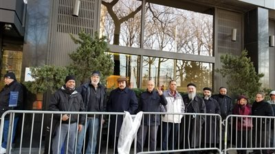 إقبال كثيف للمصريين على الانتخابات الرئاسية في نيويورك (صور)