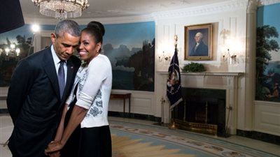 أوباما لميشيل: «عيد حب سعيد»