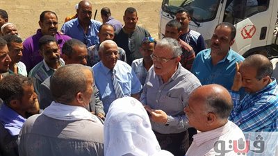 بالصور.. فتح شونة مطاي بالمنيا لاستقبال محصول القمح السبت المقبل