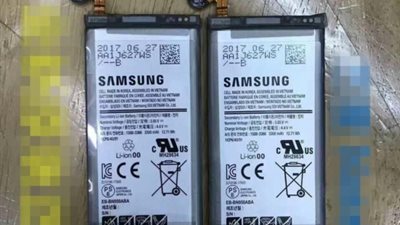 تسريب صورة جديدة تكشف عن بطاريات جالاكسي Note8