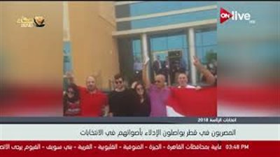المصريون في قطر يواصلون الإدلاء بأصواتهم في انتخابات الرئاسة (فيديو)