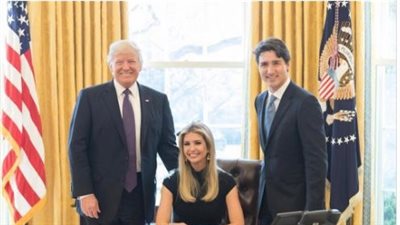 صورة إيفانكا ترامب على المكتب البيضاوي تثير أزمة في أمريكا