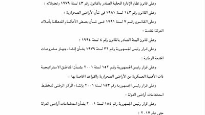 إعادة تخصيص قطعة أرض بكفر الشيخ لصالح القوات المسلحة