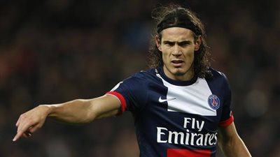 كافاني يقود هجوم سان جيرمان أمام برشلونة بدوري الأبطال