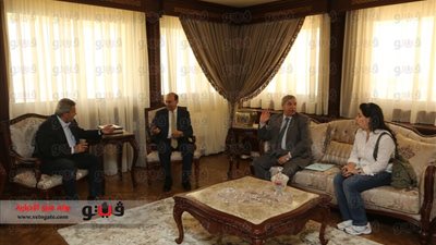 بالصور.. عبد العزيز يلتقى مميش لبحث استعدادات حفل افتتاح قناة السويس