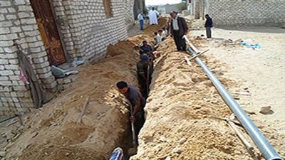 توصيل المياه لـ 28 عمارة سكنية بساحل سليم في أسيوط