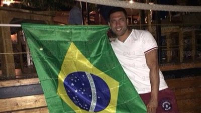 حسن الرداد يشجع «راقصى السامبا» في المونديال