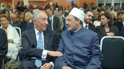 رئيس البرتغال: شيخ الأزهر قائد دينى عظيم ويدعو دائمًا للتسامح