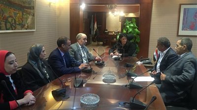 أول ظهور لوزيرة السياحة في اجتماع مع رؤساء القطاعات (صور)