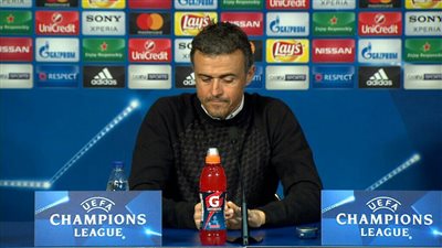 لويس إنريكي: أتحمل مسئولية خسارة برشلونة أمام سان جيرمان