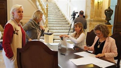 100 ناخب في انتخابات الرئاسة الروسية بالإسكندرية