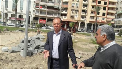 تطوير حديقة الأمل في بورسعيد استعدادا لشم النسيم (صور)
