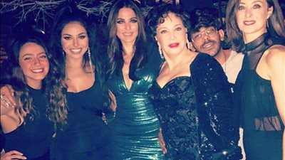 مجدي الهواري ينشر صورة تجمع درة ولبلبة من كواليس «الشارع اللي ورانا»