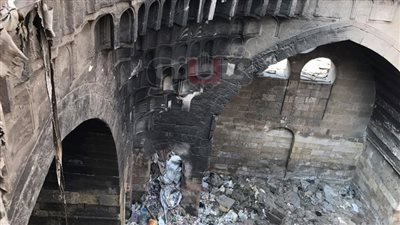 بالصور.. القمامة والمياه الجوفية تهددان حمام السلطان المؤيد شيخ